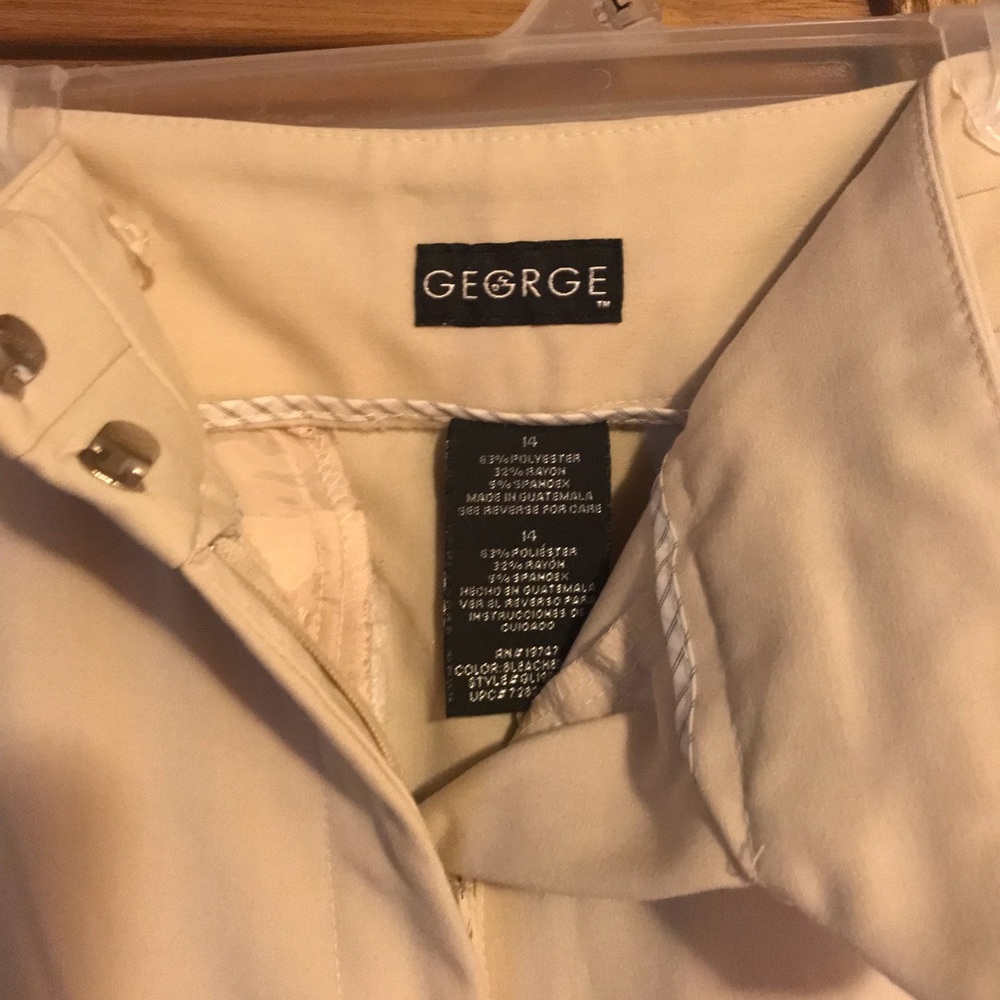 Cropped Beige Slacks - Picture 2 of 3